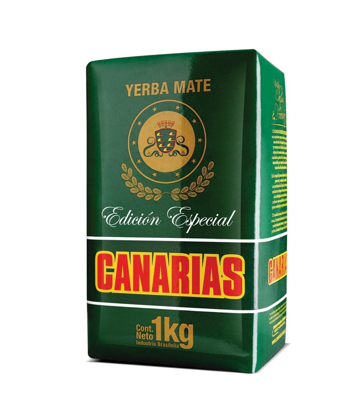 Glufreats Canarias Loose Leaf Unsmoked Yerba Mate Tea Special Edition 1 Kilogram | Hand Selected Special Harvest | Sustained Energy Antioxidant Rich, Small