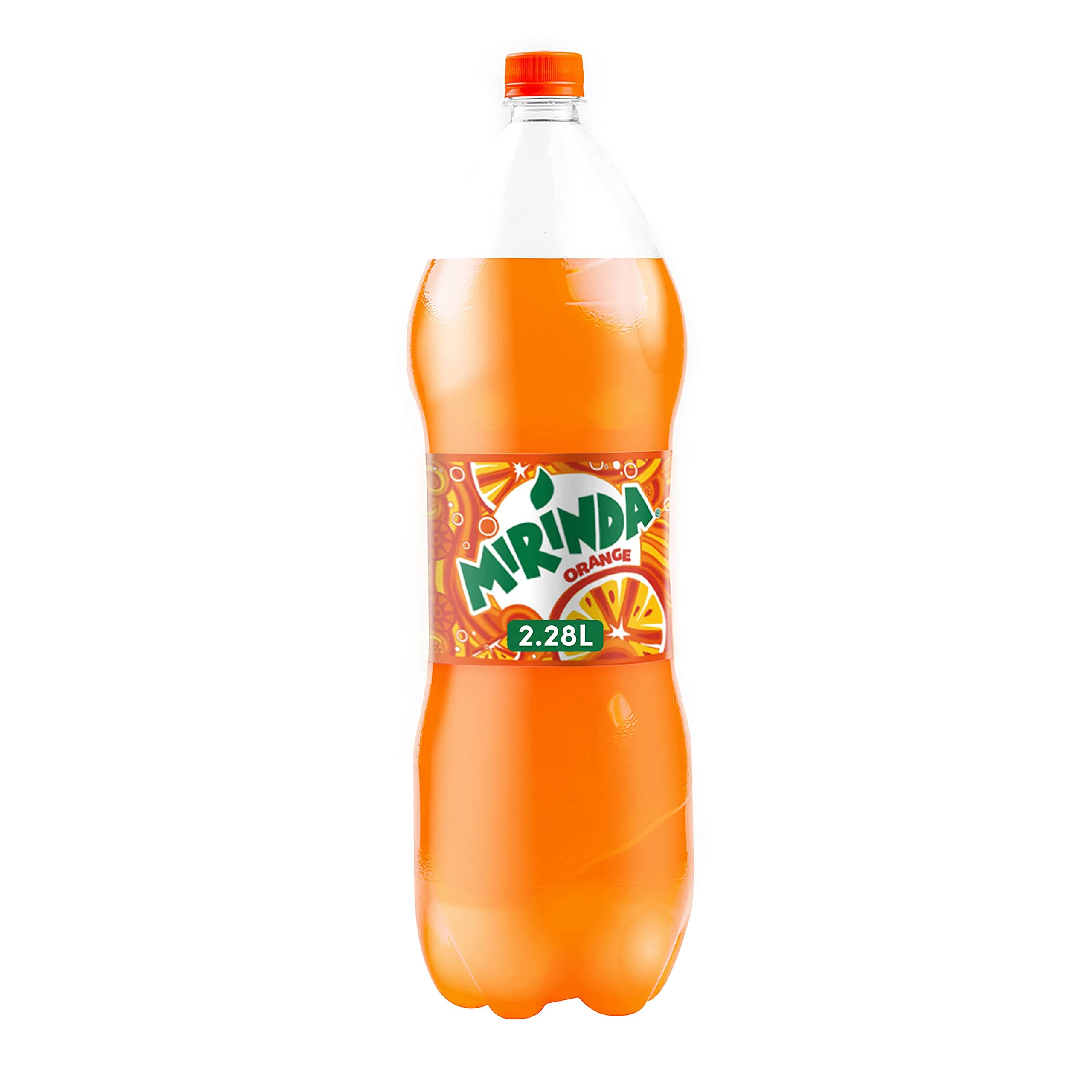 Mirinda Orange, Carbonated Soft Drink, Plastic Bottle, 2.28Liter