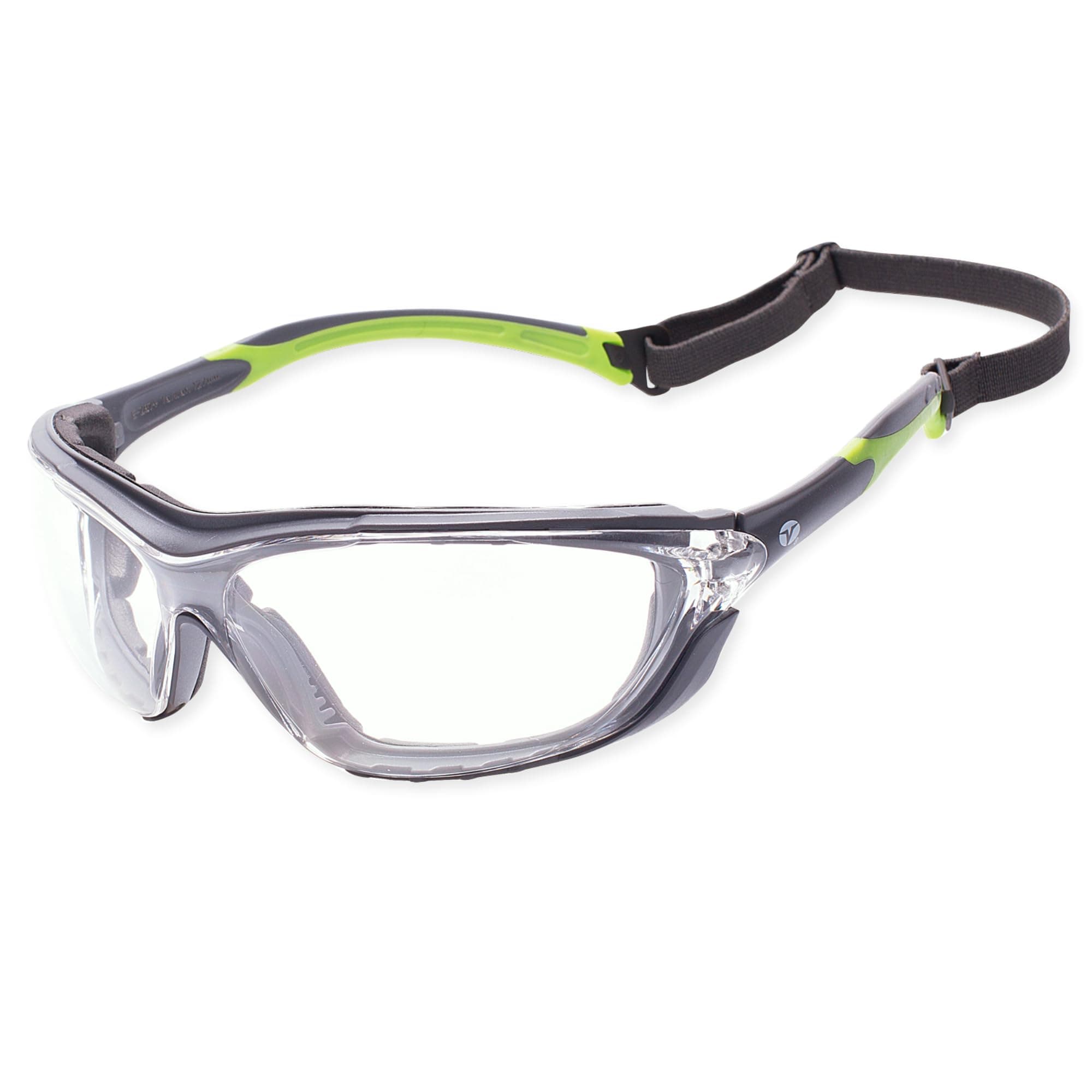 Veratti Clear Safety Glasses for Men and Women - Anti-Fog, Scratch Resistant and Vented Foam - Wrap Around Eye Protection Glasses - ANSI Z87.1 Certified Protective Eyewear - Primo (Clear)