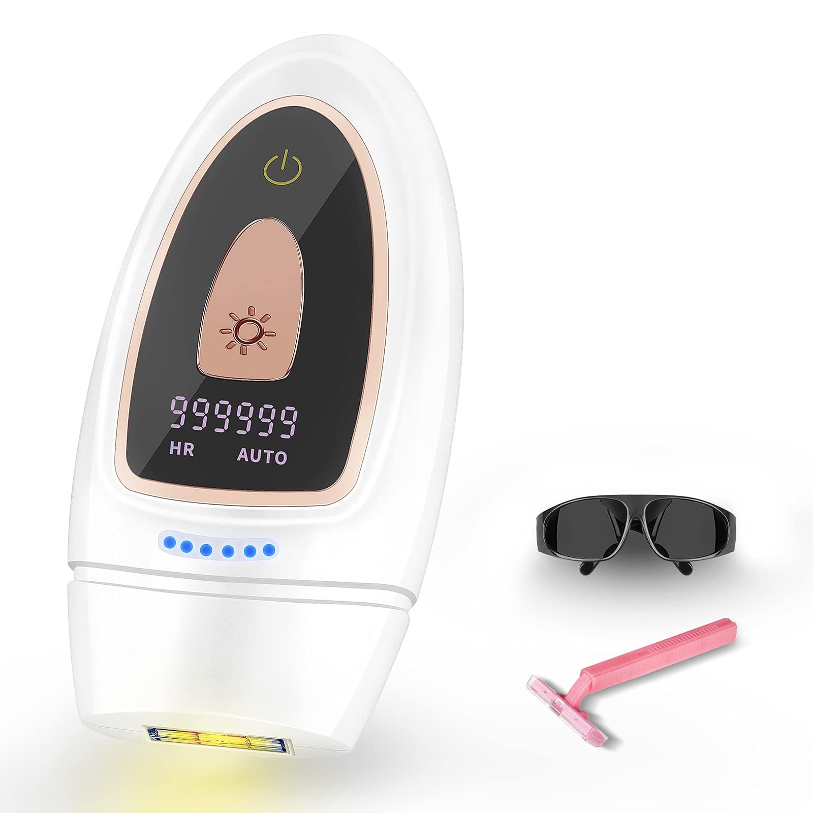 Laser Hair Removal, Hair Removal for Women Permanent At-Home IPL Hair Removal Device Upgraded to 999,999 Flashes Painless Hair Remover for Armpits Leg Arms