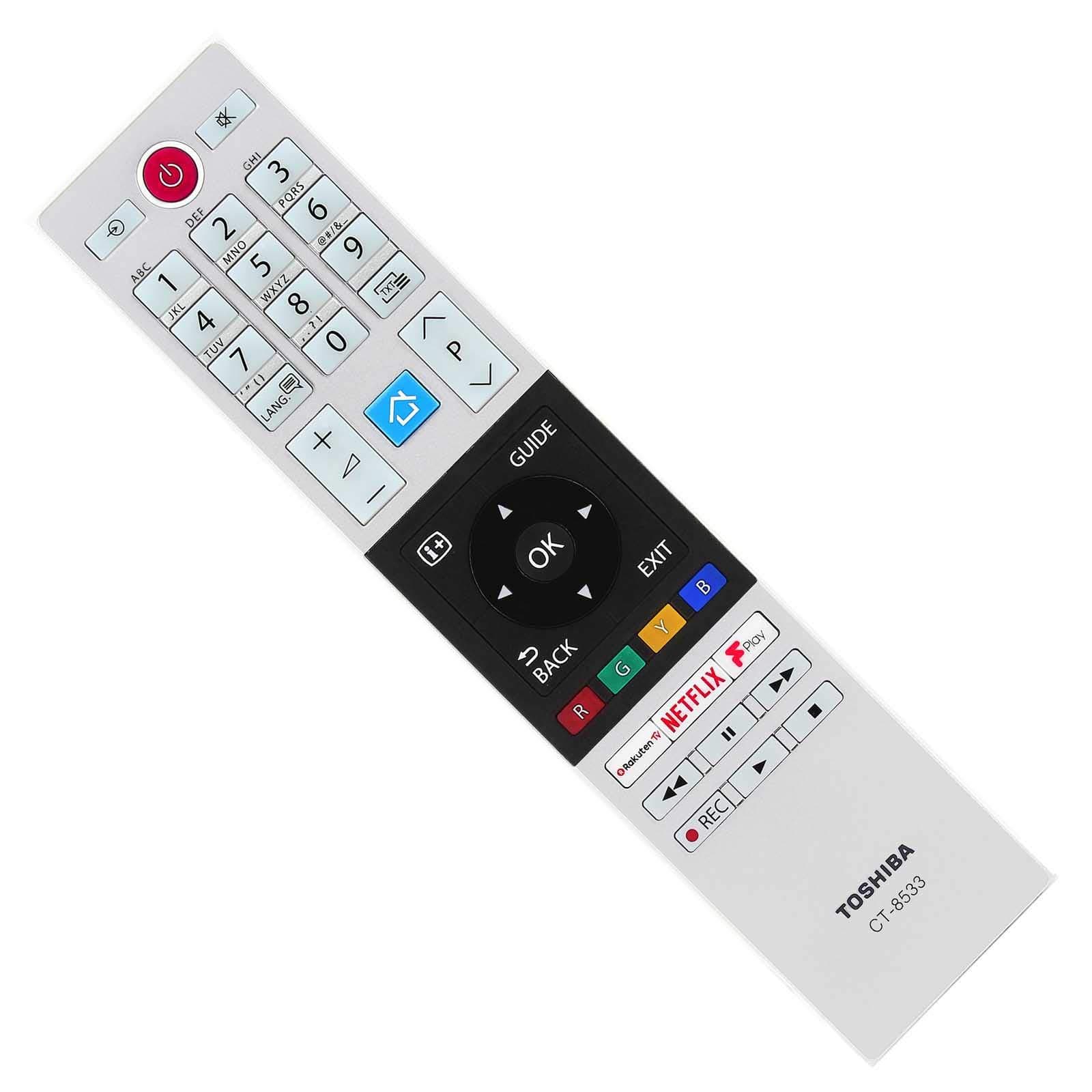 Genuine Remote Control Compatible with Toshiba 49U7863DB