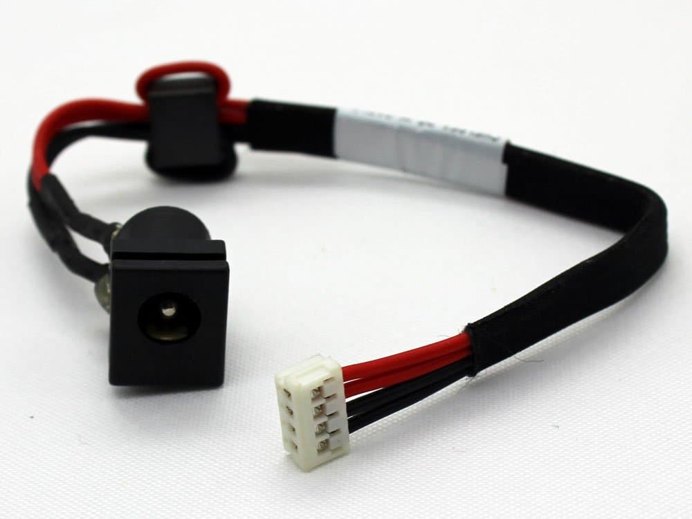 CAQL DC Power Jack Cable for Toshiba Satellite C655-S5047 S5049 S5052 S50521 S5053 S5054 S5056 S5061 S5068 S5082 S5090 S5122 S5193 S5202 S5206 S5208 S5211 S5212 S5221 S5225 S5229 S5231 S5235 S5237