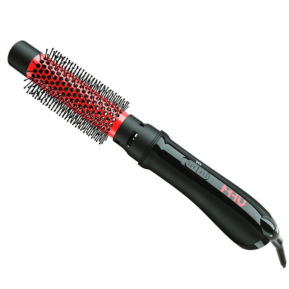 MHU Hair Dryer Brush, Salon One Step Hair Dryer and Volumizer, 32mm Ceramic Ionic Hot Air Styler, Hair Straightener & Curly Hair Comb