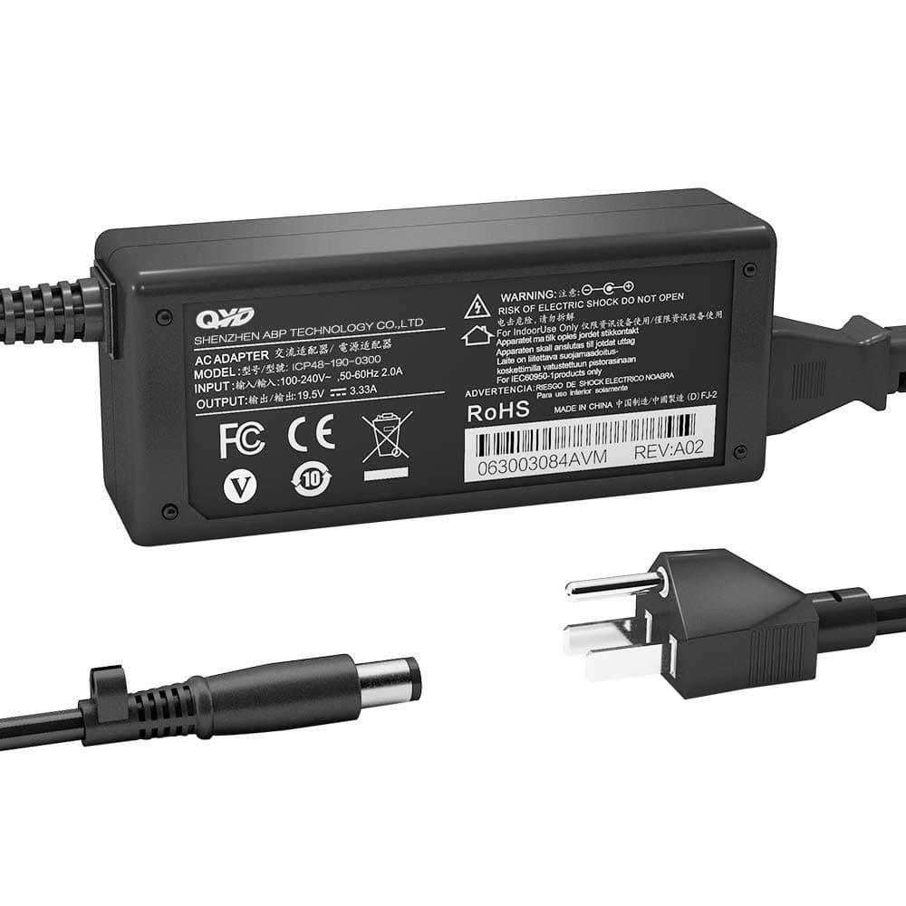 65W Laptop Charger AC Adapter Compatible for HP N17908 HP 2000 Notebook Pc Charger 2000-2B09WM 2000-2A20NR 2000-2B19WM 2000-2D19WM 2000-2C29WM 2000-2D49WM 2000-2D24DX 2000-329WM Power Supply Cord