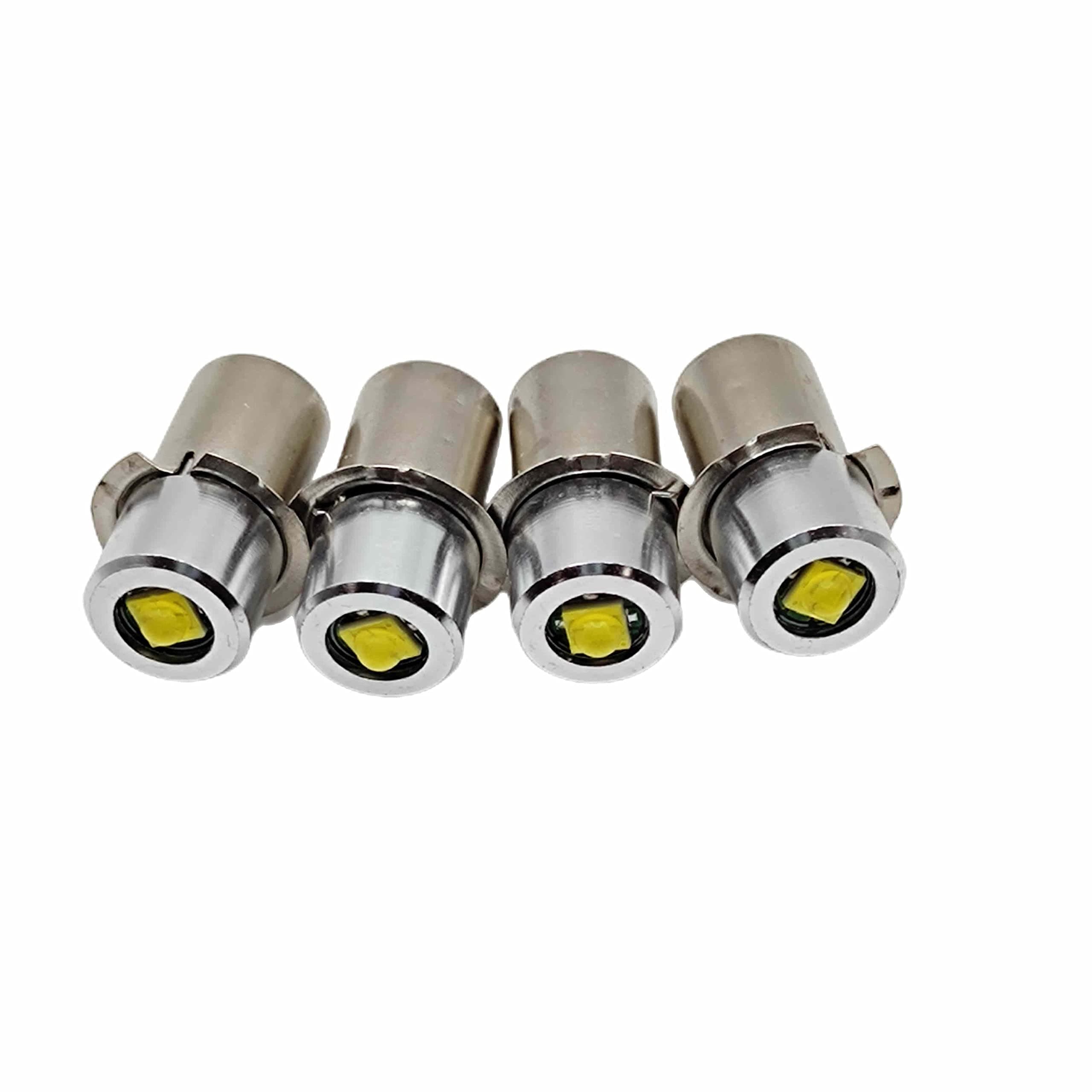 P13.5S PR2 LED Bulb Flashlight Replacement Led Conversion kit 2D 3D 4d Cell Bulbs 3W 3V 4.5V 6V for 2-4C&D LED Bulbs 4Pack