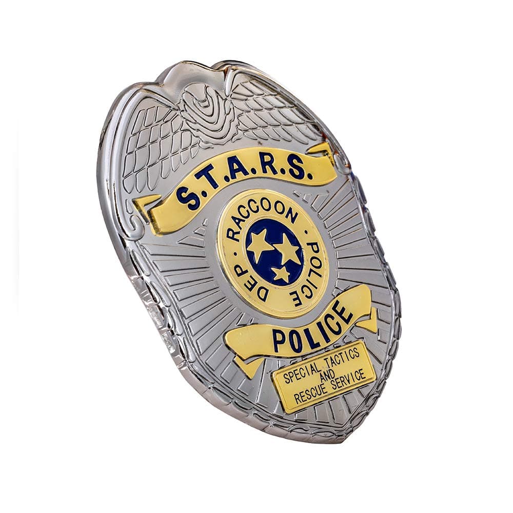 Resident Evil 2 Remake RPD Pin Badge S.T.A.R.S Badge Shield Cosplay Accessory Fans Collection