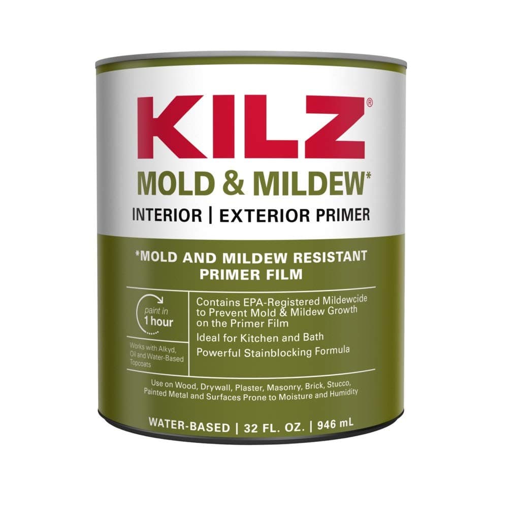 L204614 Mold And Mildew Interior And Exterior Primer, 1 Quart