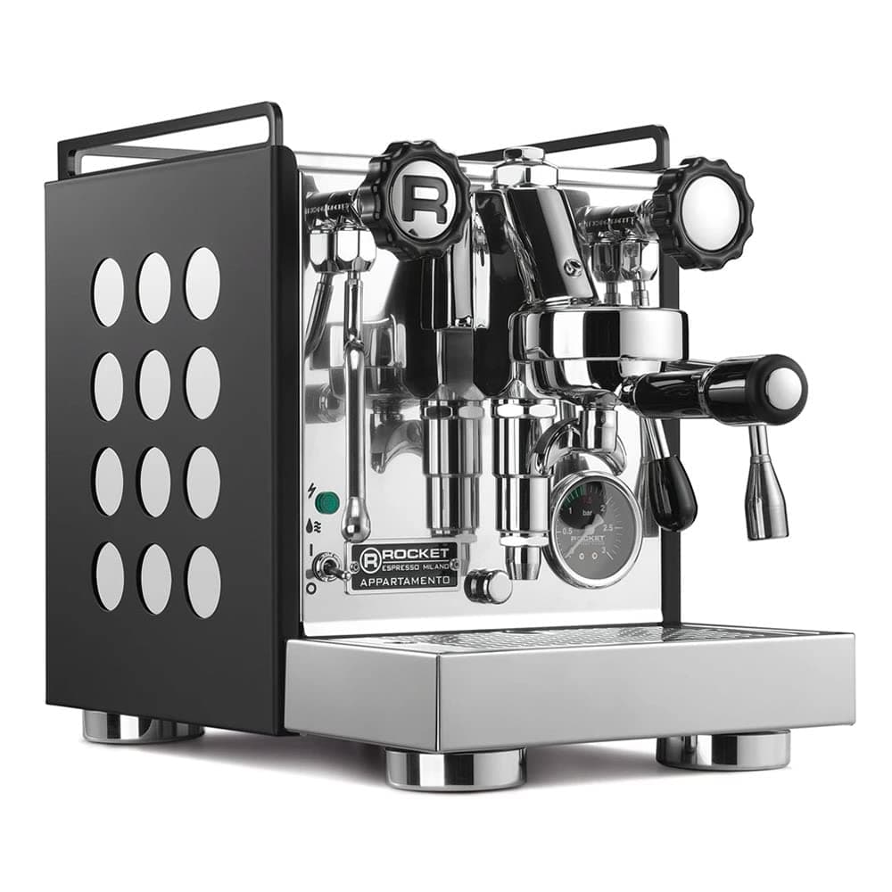 Rocket Espresso Appartamento Nera - Espresso Machine | E61 | Heat Exchanger | Black/White