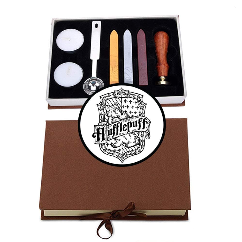 Wax Seal Stamp Kit for Mysterious Retro Stamp Maker Kit Great Gift for Birthday Christmas Themed Party (HFF KIT)