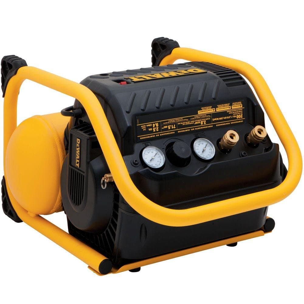 DEWALT Air Compressor for Trim, 200-PSI Max, Quiet Operation (DWFP55130)