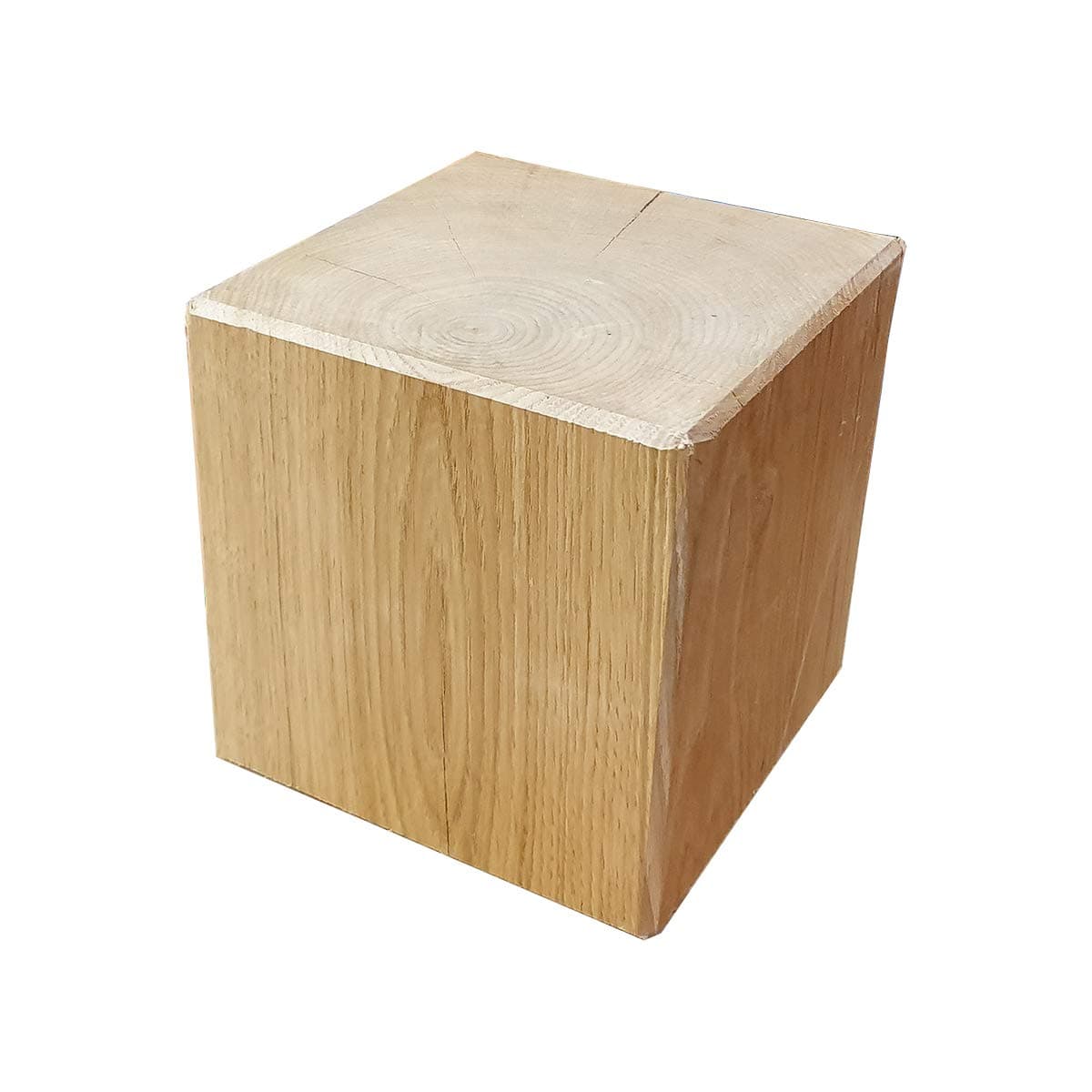 Brigstock Sawmill Beautiful Oak Beam Lamp Stand/Side Table/Speaker Stand 300mmx150mmx150mm