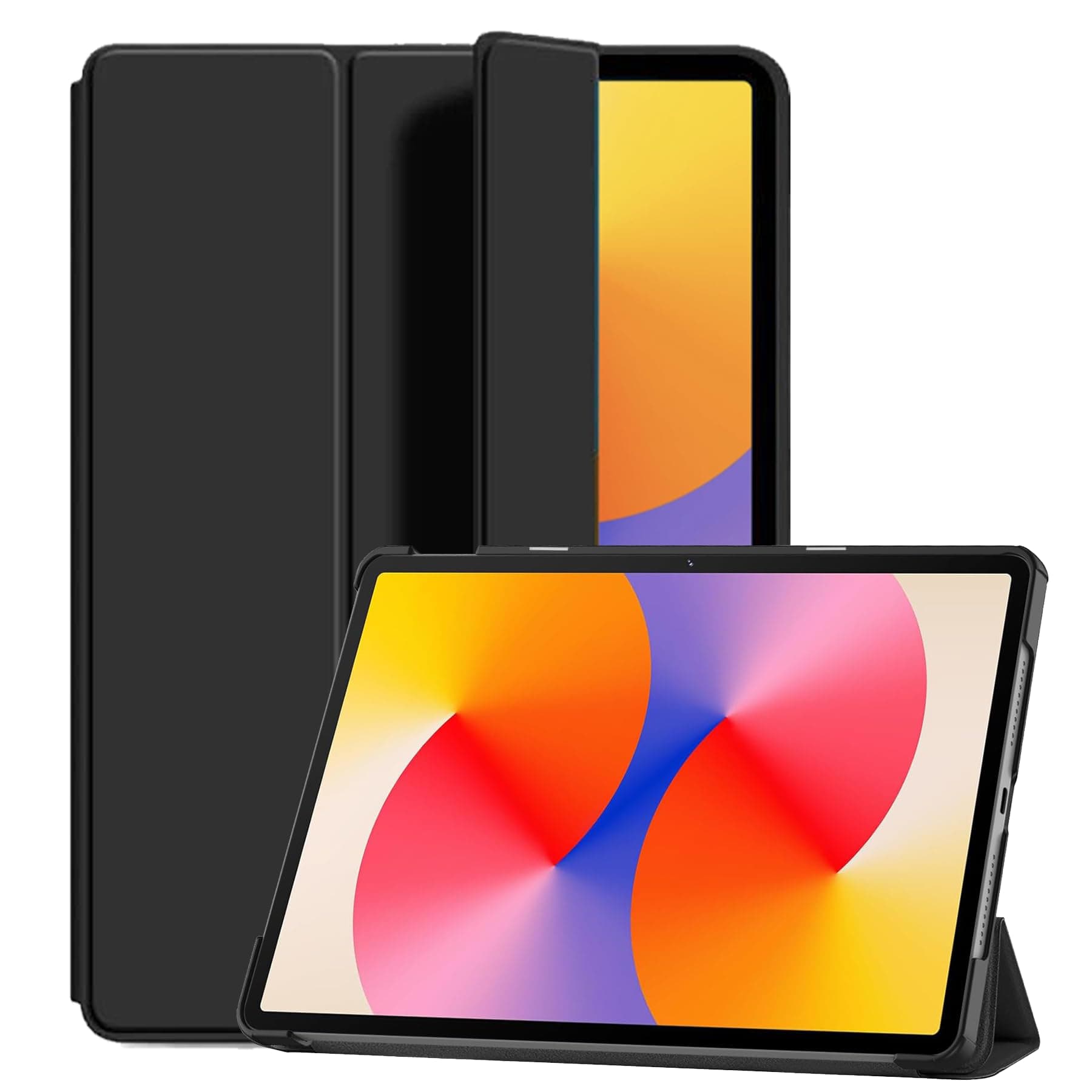 PU Leather Case for HUAWEI MatePad SE Tablet 2024, 11-inch Tablet Cover with Auto Wake/Sleep, Slim Stand Hard Back Shell Protective Smart Cover