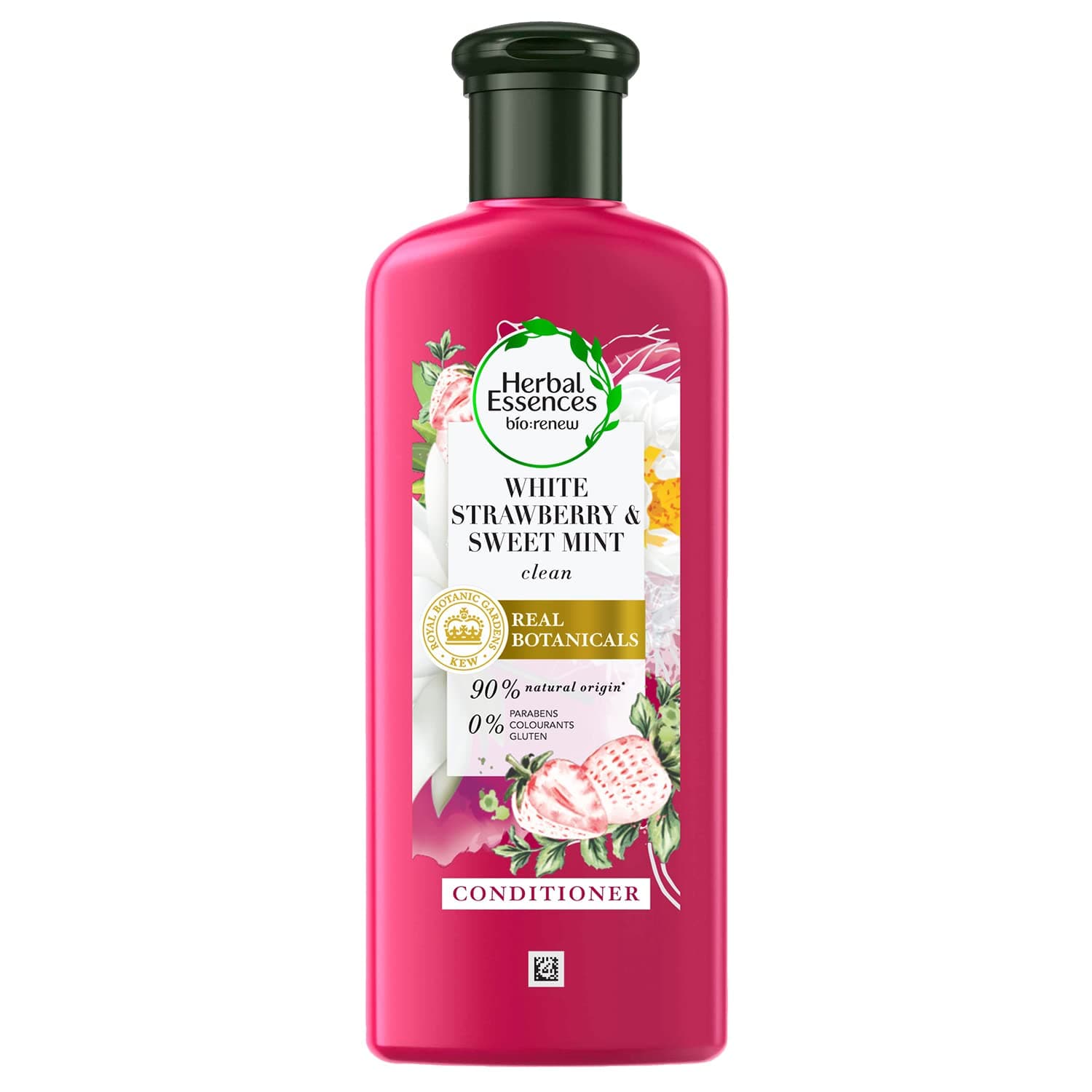 White Strawberry & Sweet Mint CONDITIONER- For Cleansing and Volume - No Paraben, No Colorants, 240 ML