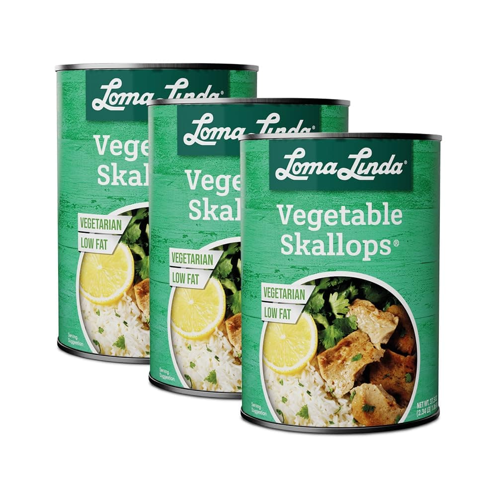 Plant-Based - Vegetable Skallops (15 oz.) (Pack of 3)