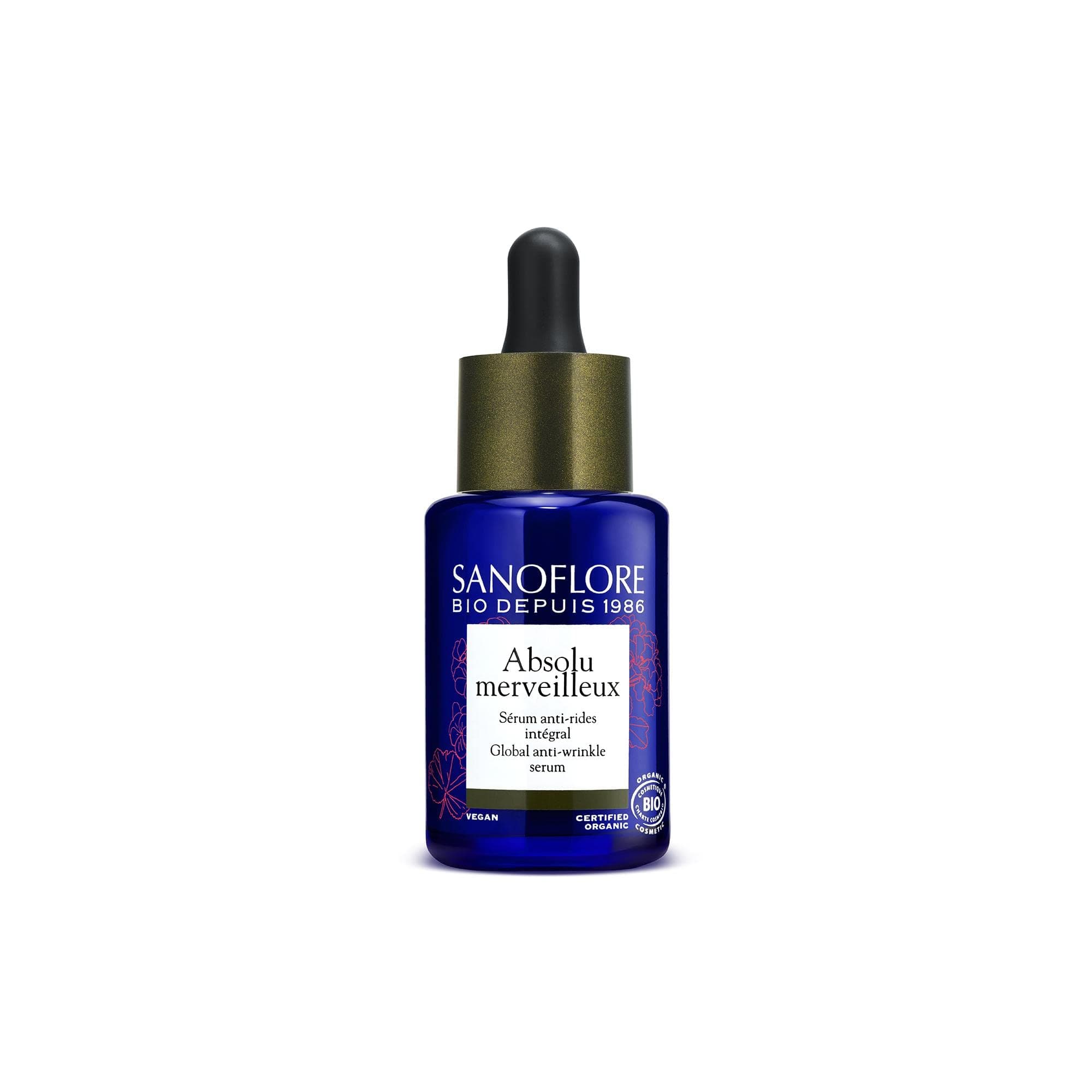 SanofloreAbsolu Merveilleux Global Anti-Wrinkle Serum Organic 30ml