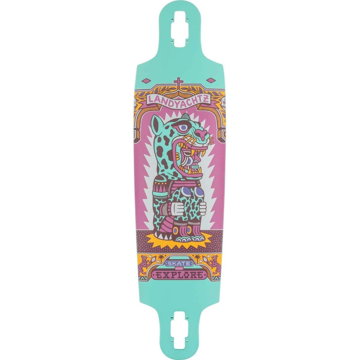 Landyachtz Drop Cat 38 Illuminacion Longboard Deck