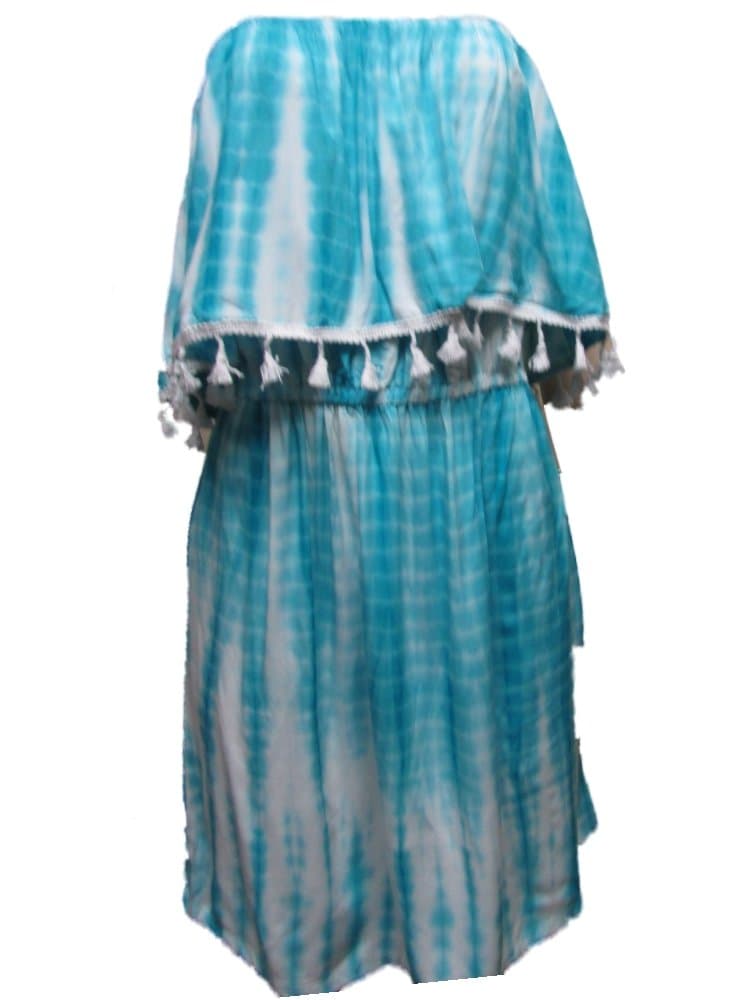 Santiki Women's Tiffany Strapless Dress Summer 2018 Tie-Dye