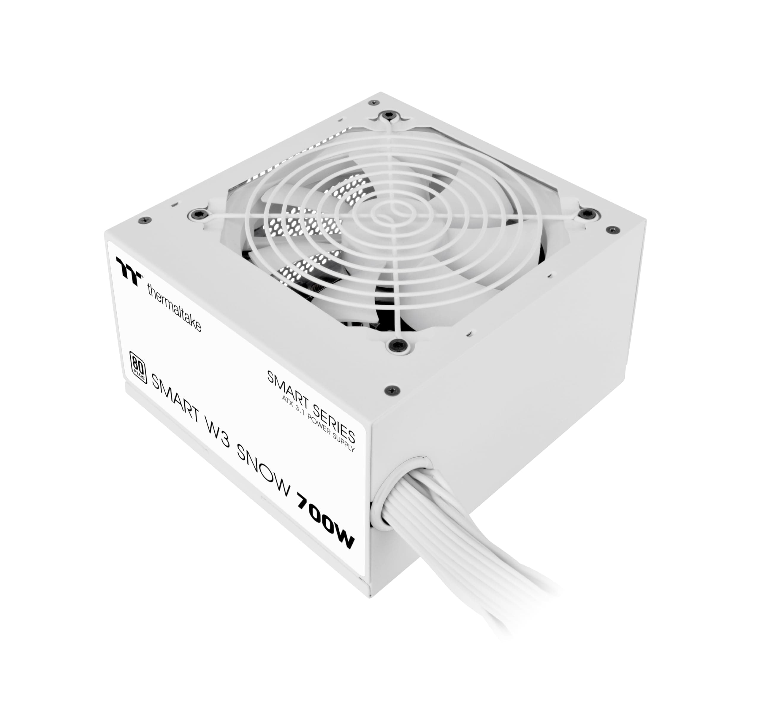 Smart W3 Series Snow Edition 80Plus Certified 700W Power Supply; ATX v3.1 Spec; 120mm FDB Fan; PS-SPW-0700NNFAWU-W; 5 Year Warranty