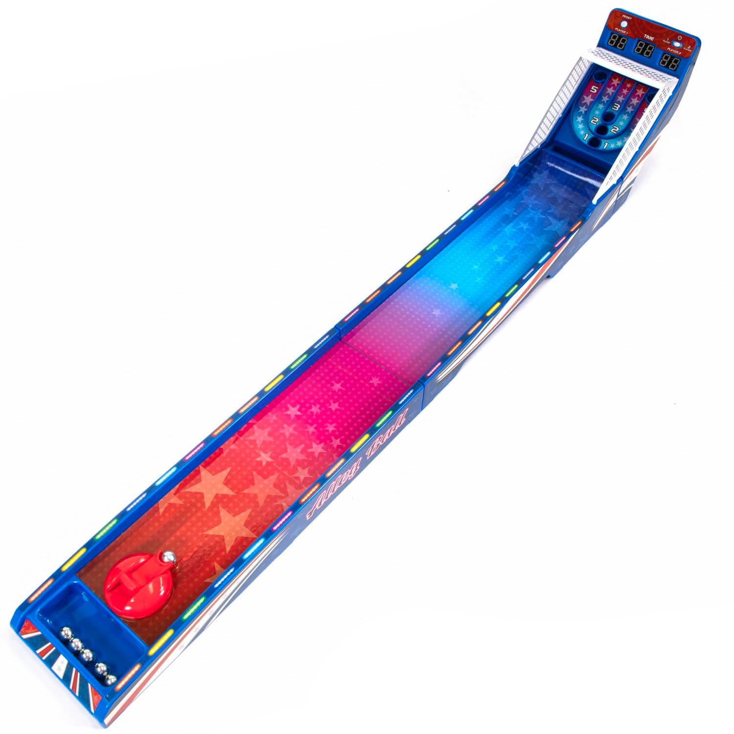 Ambassador Retro Arcade Electronic: Alley-Ball - Tabletop Game, 3' Track, Scoreboard & Sound Effects, 1-2 Players, Ages 6+