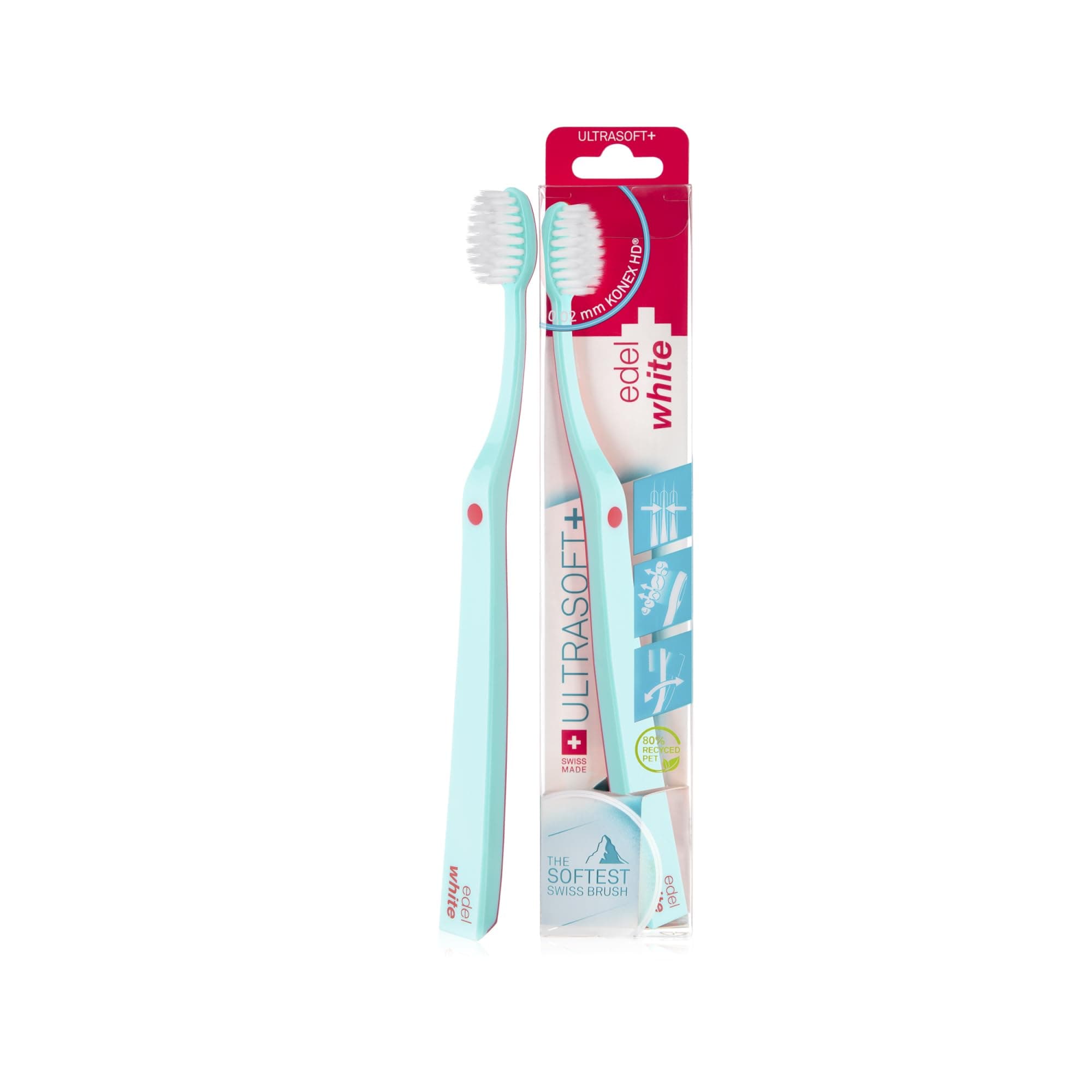 edel+white Flosser Ultra-Soft Toothbrush