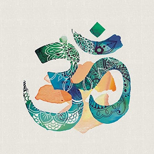 Summer Thornton "Om" Canvas Print, Cotton, Multi-Colour, 3.20 x 40.00 x 40.00 cm