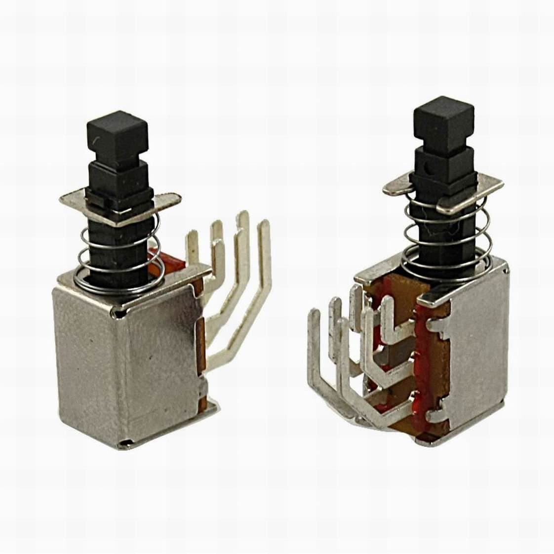 Houseuse 5 Pcs x 6 Pin DPDT Momentary PCB Push Button Switch Non Lock 2 NO 2 NC