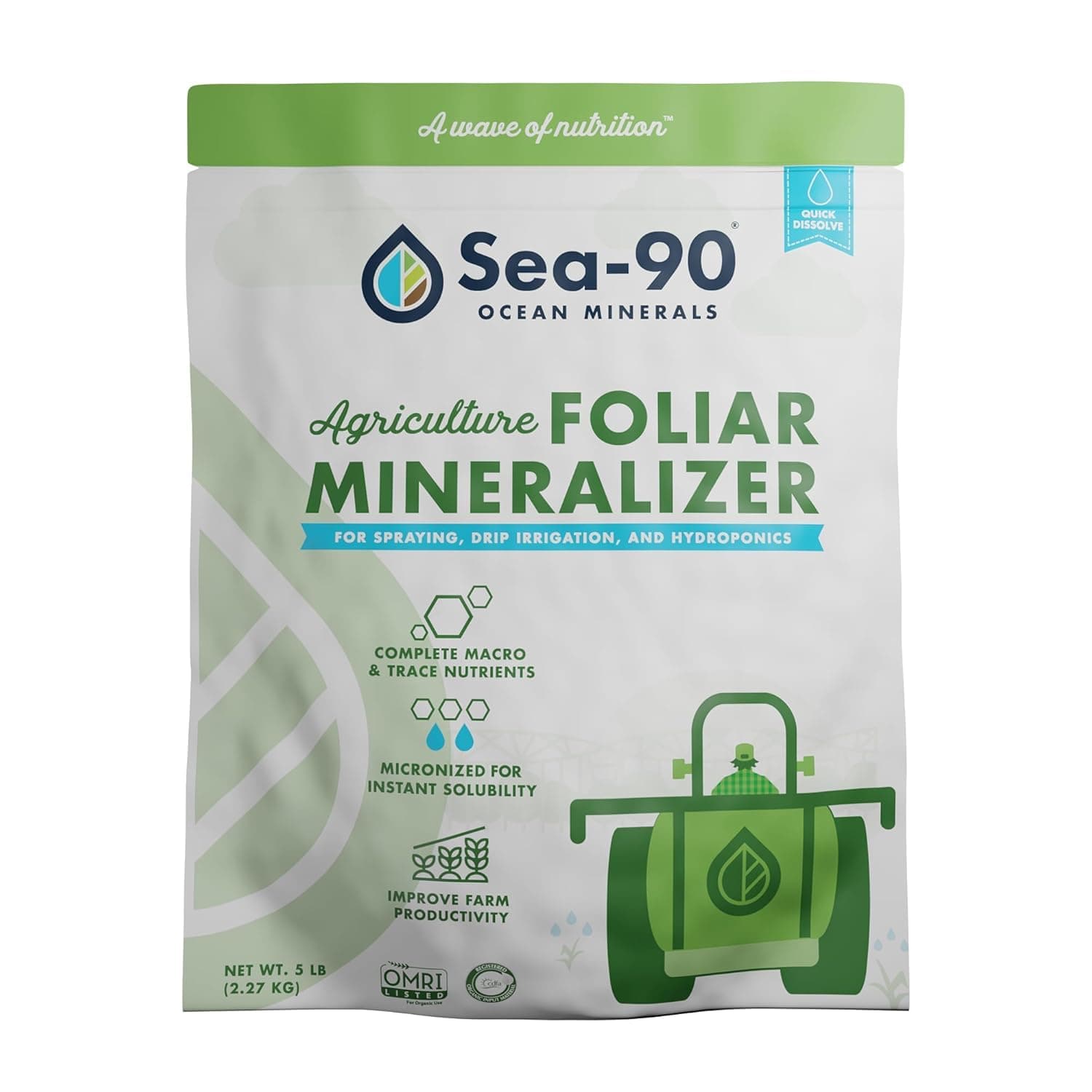 Sea-90 Agriculture Foliar Mineralizer, 5 lb. Bag