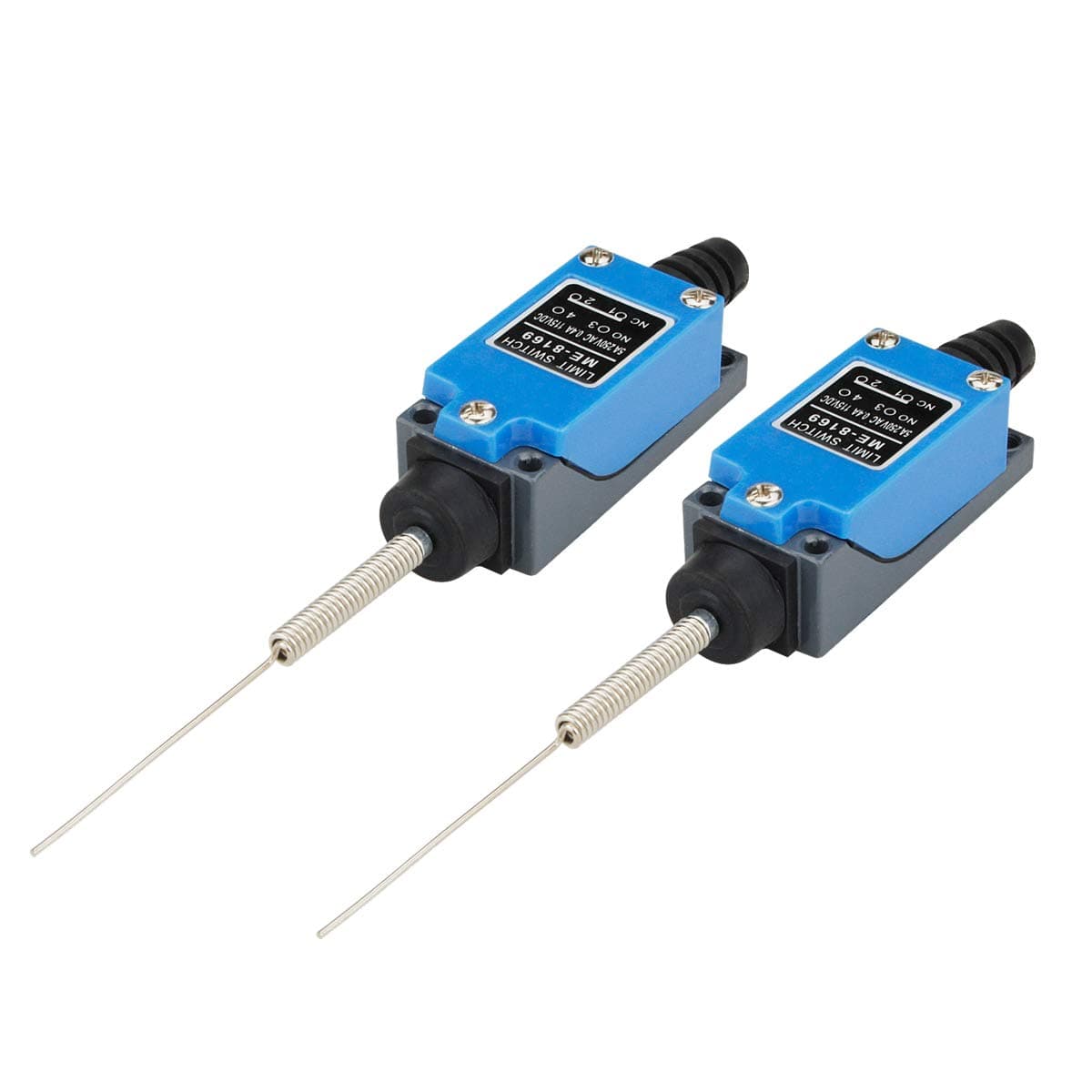 Cat Whisker Flexible Coil Spring Momentary ME8169 Limit Switch 1NC 1NO 2PCS