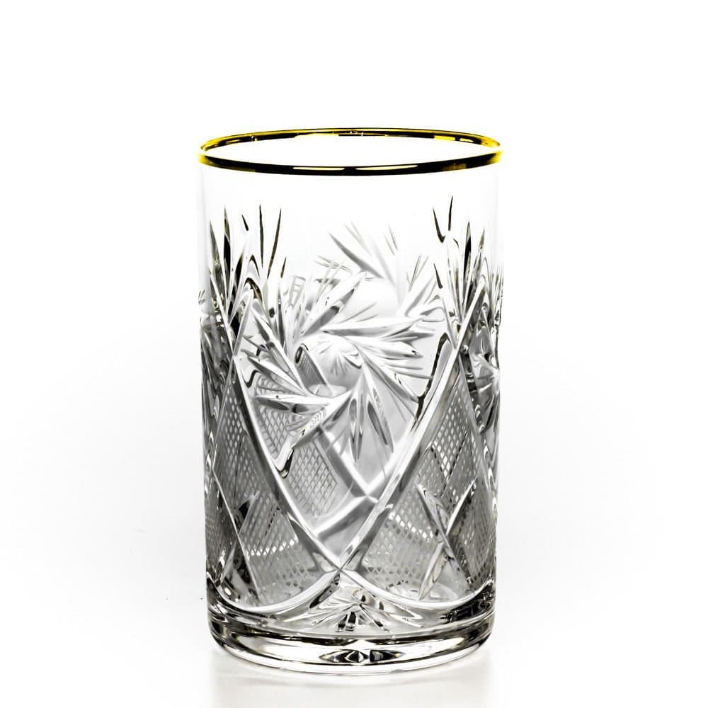 Russian crystal glass suitable for cupholders Podstakannik, glass holder