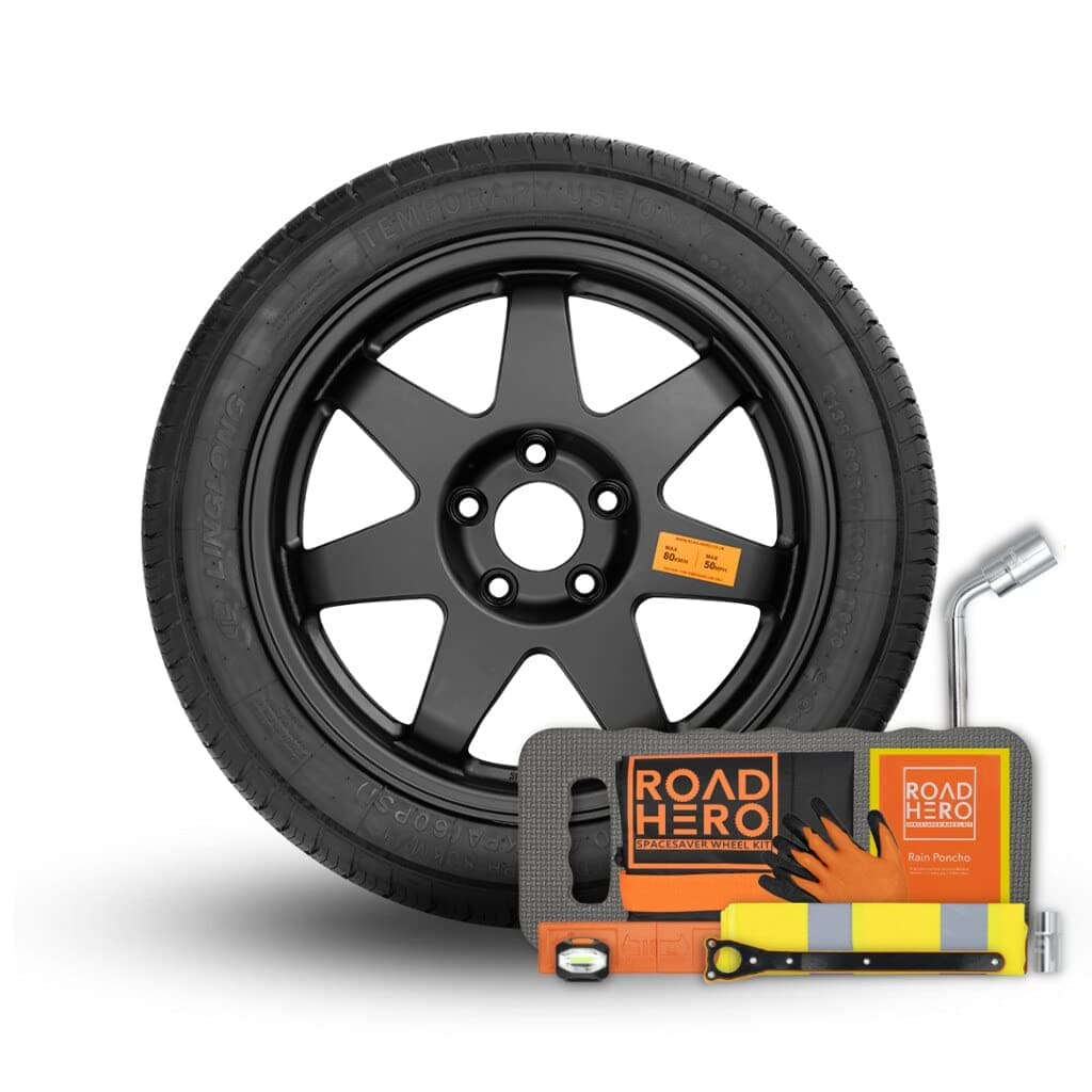 Road Hero Space Saver Spare Wheel suitable for Suzuki SX4 S-Cross (2017 onwards) Full Breakdown Safety Kit