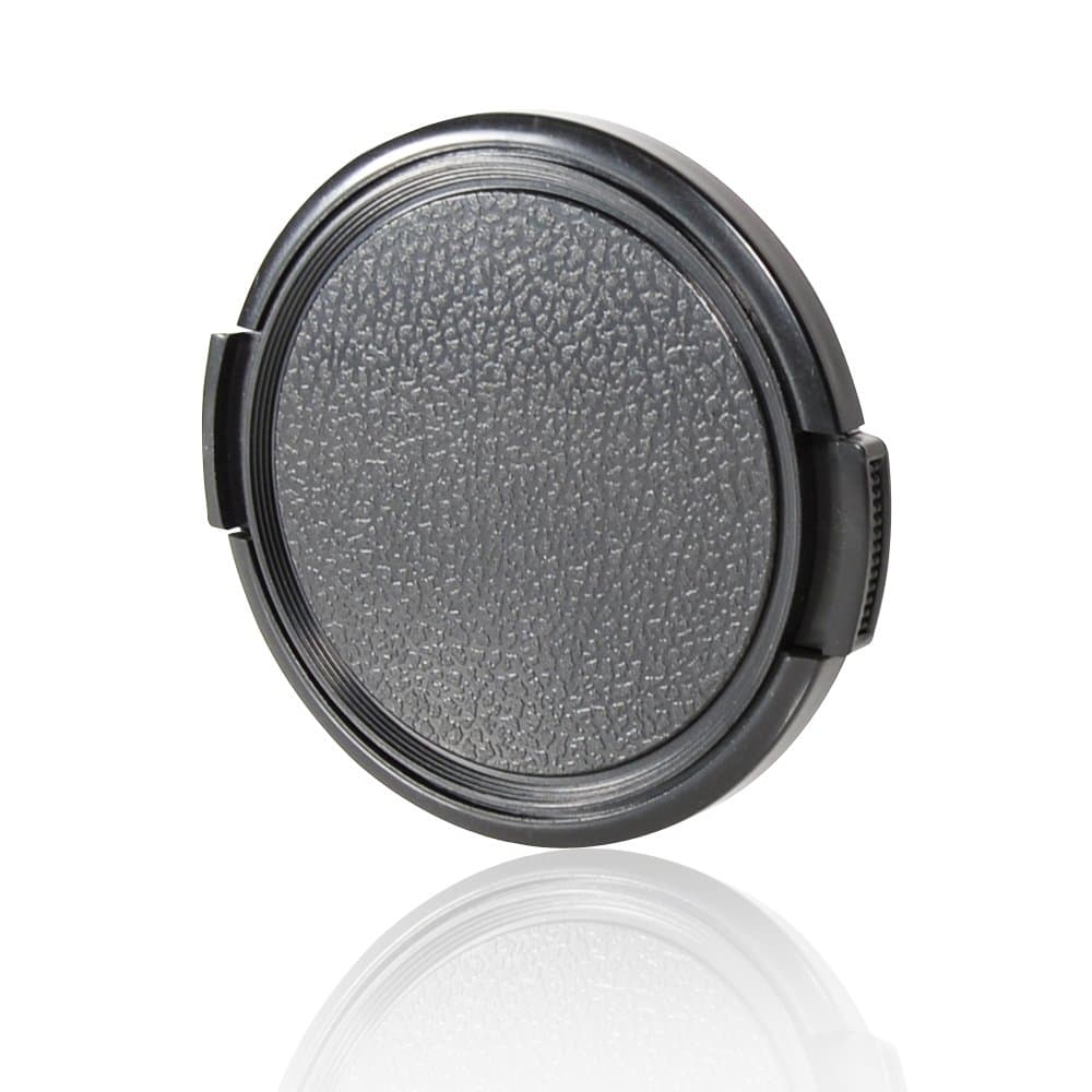 Sides Pinch Snap-On Front Lens Cap/Cover Compatible with Canon, Nikon, Sony, Fujifilm Pentax All DSLR Lenses (55 MM)
