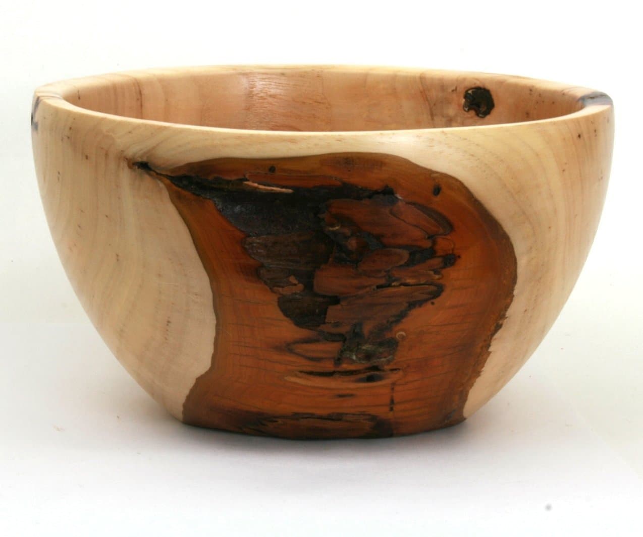 Lathe Turned Wooden Bowl made from the Pecan Tree Tree that fell during Hurricane Matthew here in Southeastern North Carolina. #152