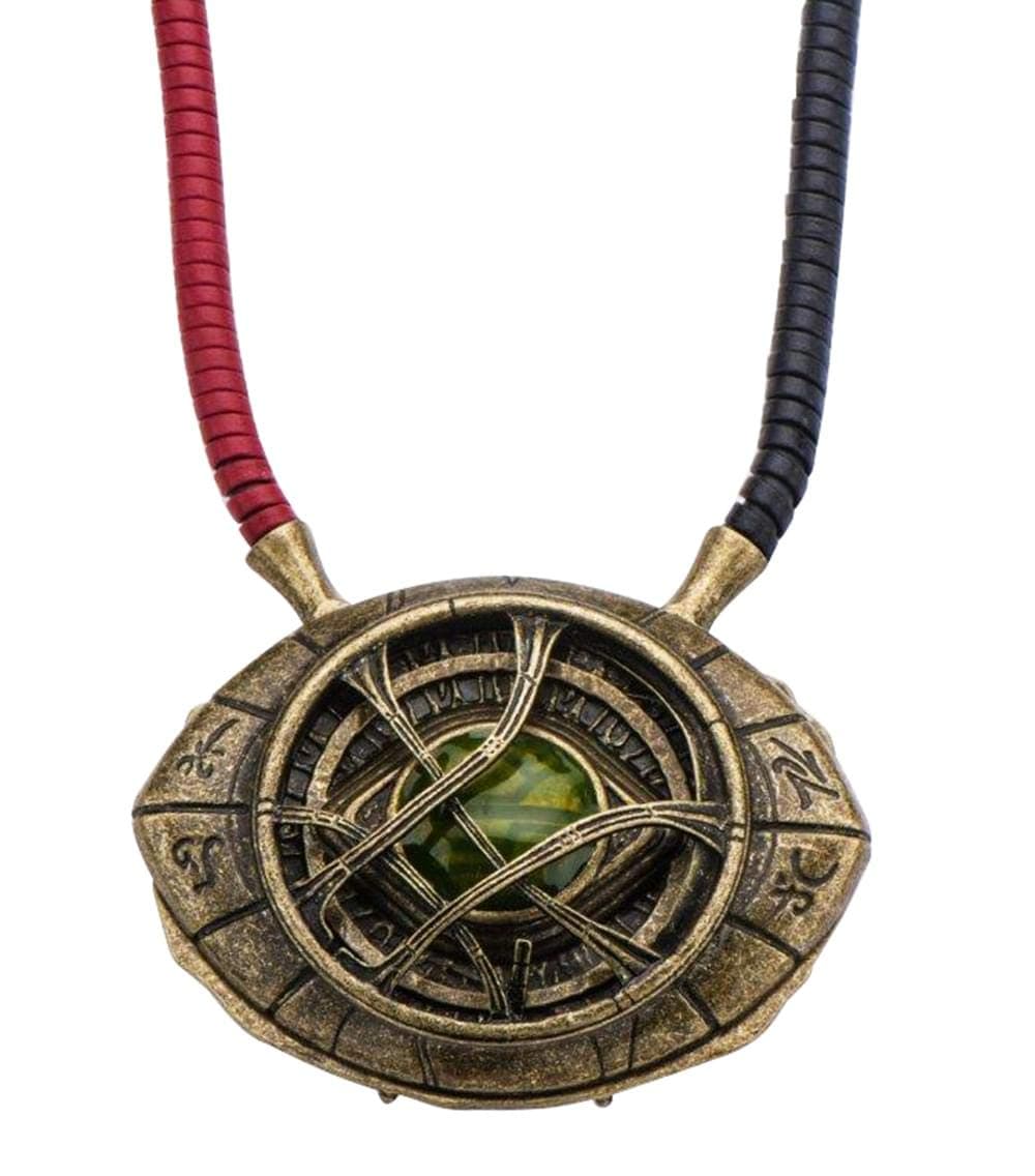 Marvel Doctor Strange Eye of Agamotto Replica Necklace | Officially Licensed Marvel Collectible Prop | Premium Quality Movie Replicas | Superhero Accessory Perfect For Cosplay, Costumes, Halloween