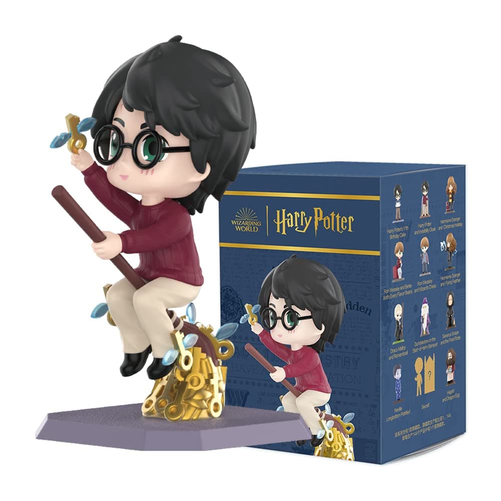 POP MARTH-P and The Sorcerer's Stone Series 3PC Exclusive Action Figure Box Toy Bulk Popular Collectible Art Cute Creative Gift, for Christmas Birthday Party Holiday, Harry Potter