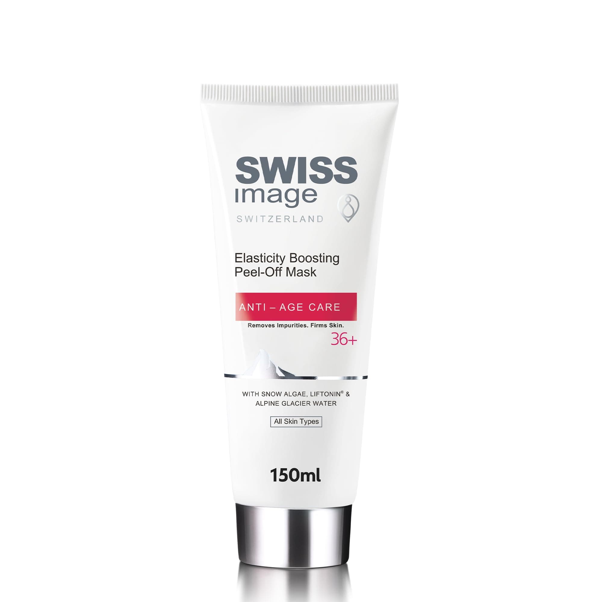 SWISSIMAGE ANTI-AGE 36+ - Elasticity Boosting Peel Off Mask - Natural and Effective Ingredients - Parabens, SLE/SLES, and Phthalates-free - 75ml