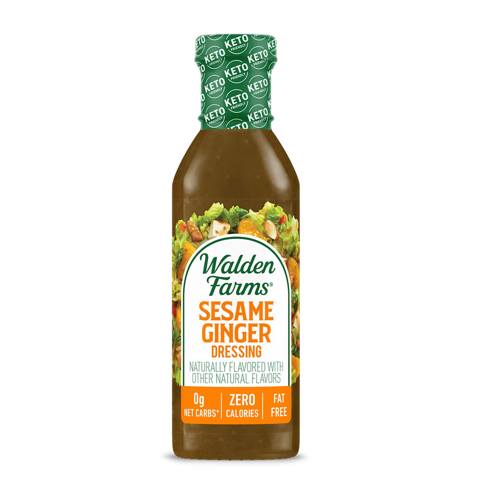 NEW - Walden Farms Salad Dressing, Sesame Ginger - 12 fl. oz. by Walden Farms