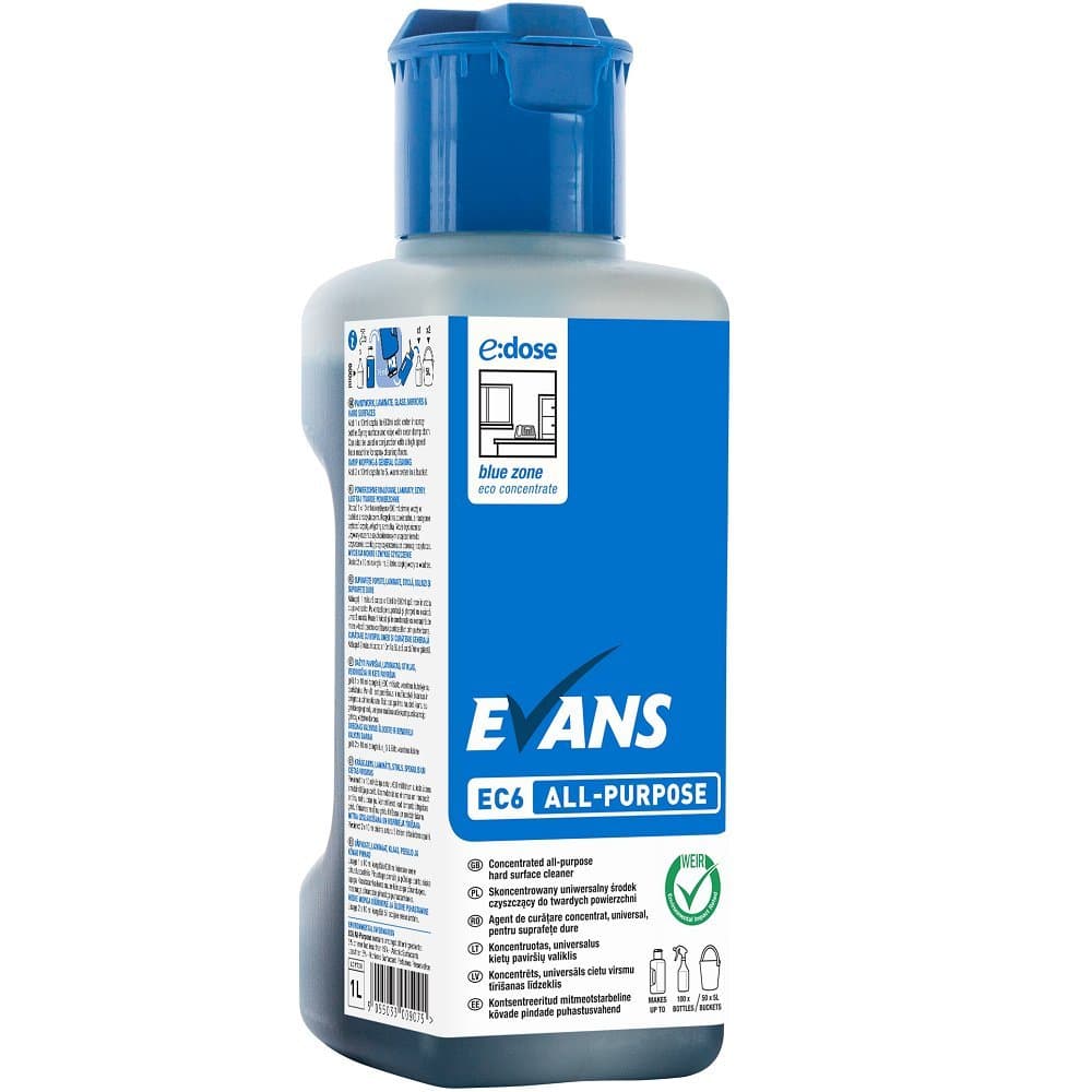 BAV200-1 EC6 All Purpose Hard Surface Cleaner, 1 L (Pack of 4)