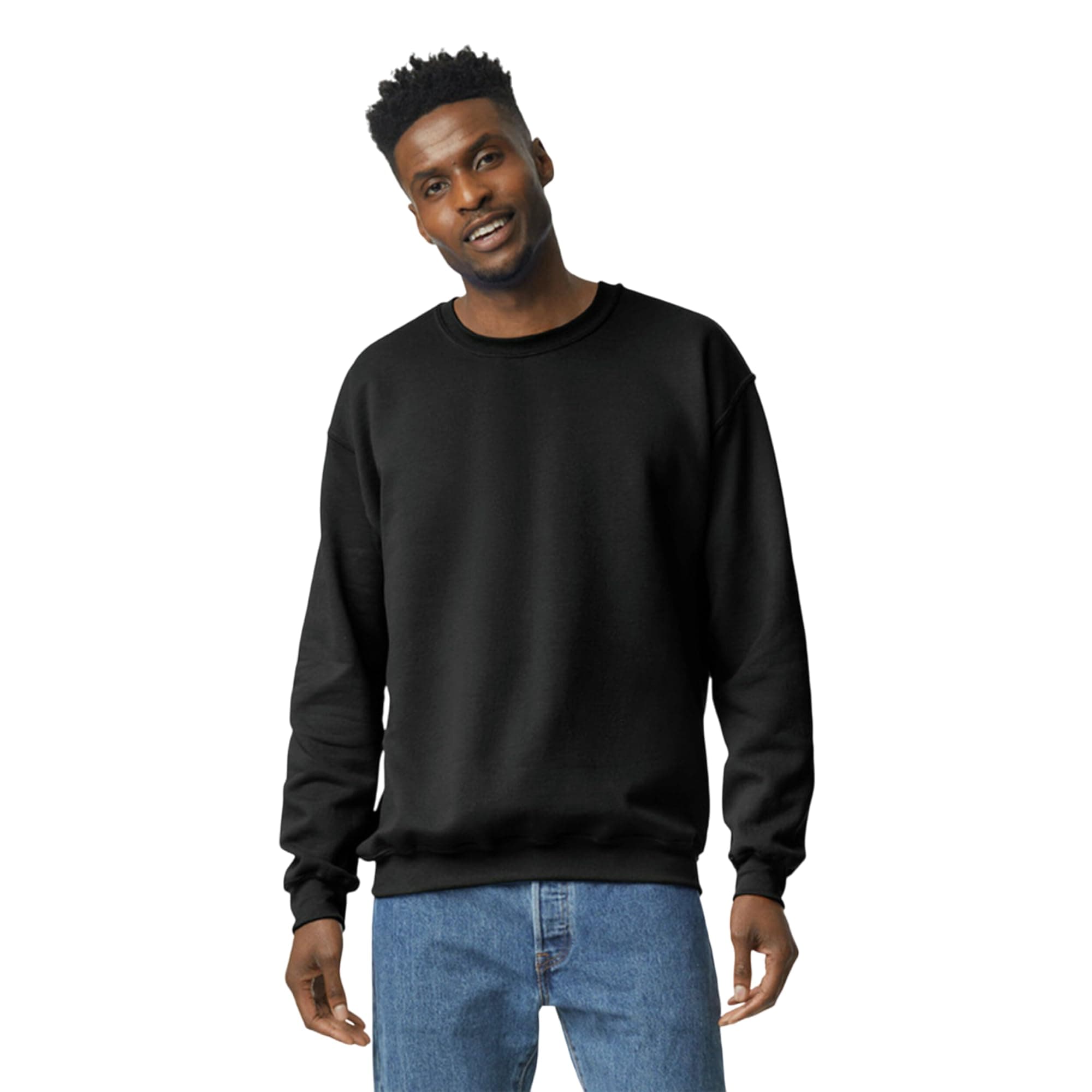 unisex-adult Fleece Crewneck Sweatshirt, Style G18000, Multipack