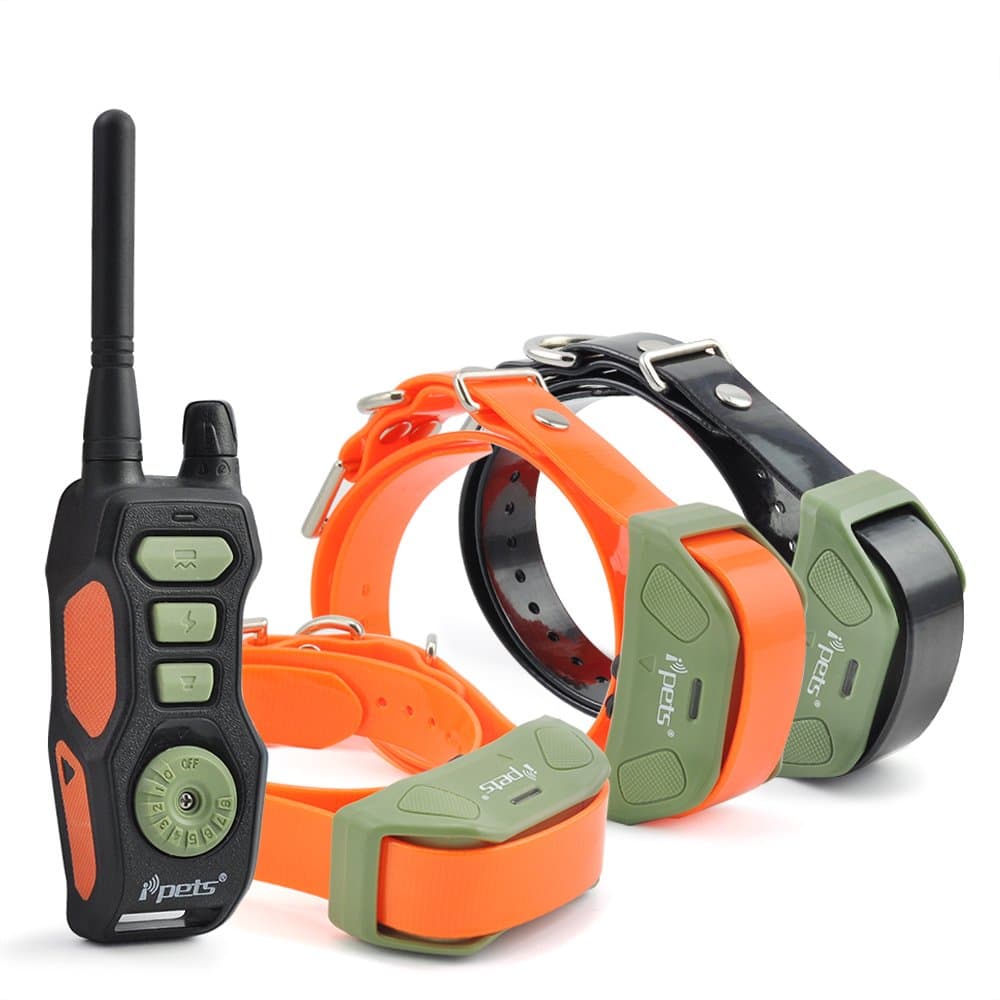 PET618 Dog Shock Collar with 2700ft Remote Training Collar for Medium Large Dogs 100% Waterproof & Rechargeable Electronic Collar with Beep Vibrating Electric Collar