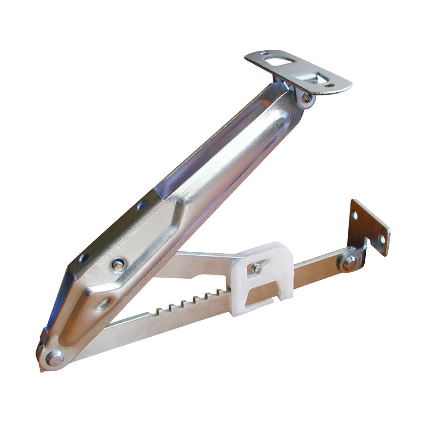 Rok Hardware Ratchet Headrest Fitting for Beds, Desk Lids, Drafting Tables, and Drawing Boards, Steel