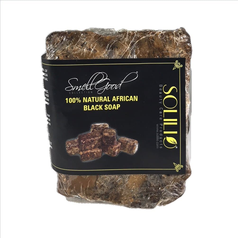 Raw African Black Soap From Ghana 10lb Brick by smellgoodCompact by Design (Certified by Amazon)