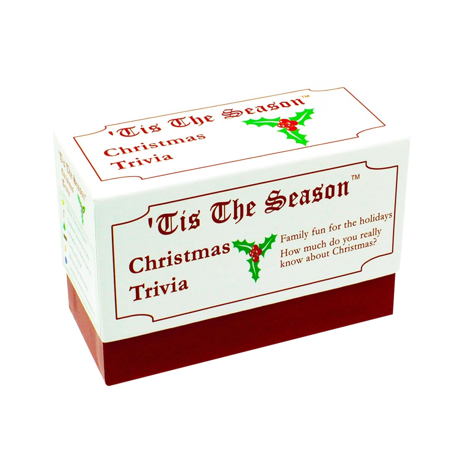 Tis The Season Christmas Trivia Game - The Classic and Original - Featuring Christmas Trivia Cards & Questions That Make For Great Holiday Games For The Entire Family (1 Pack)