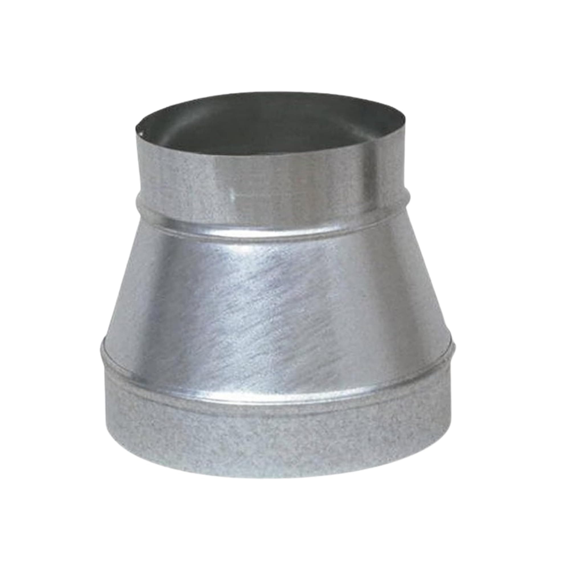 6 Inch to 4 Inch HVAC Duct Reducer & Increaser - Galvanized Sheet Metal Ducting Connector for Airflow, Heating, Cooling, & Air Ventilation System Extra Strength and Fittings