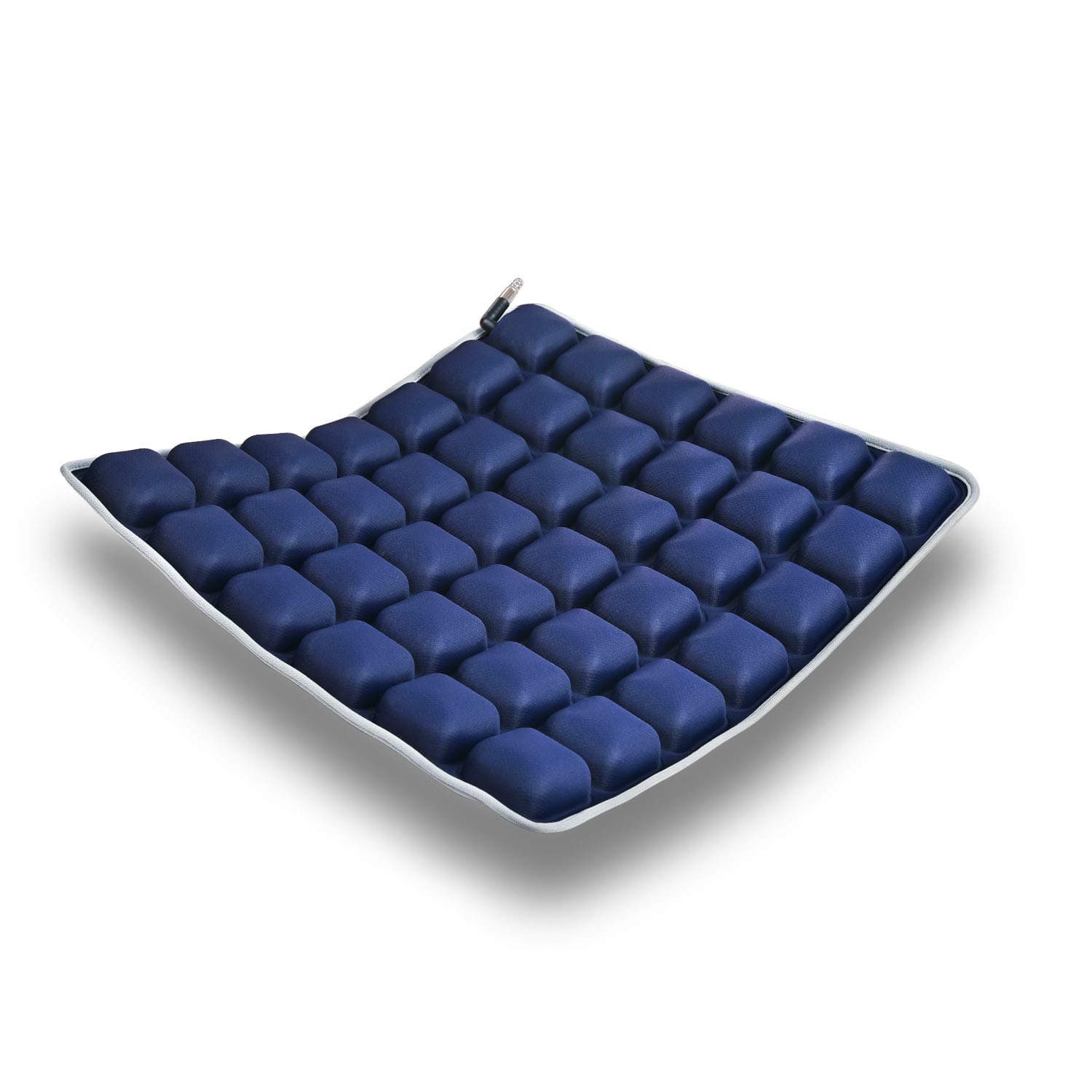 HOMMIESAFE Car Seat Cushion Water Fillable Chair Pad for Wheelchair, Office Chair, Cars, Home Living, Pressure Relief Pillow, Adjustable Volume & Softness – Cool Non-Slip Hip Protector (Dark Blue)