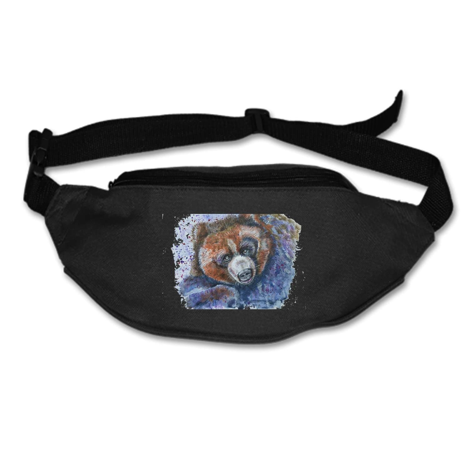 Money Belt for Travel Running Waist Pack Ferocious Orangutan Fanny Pack