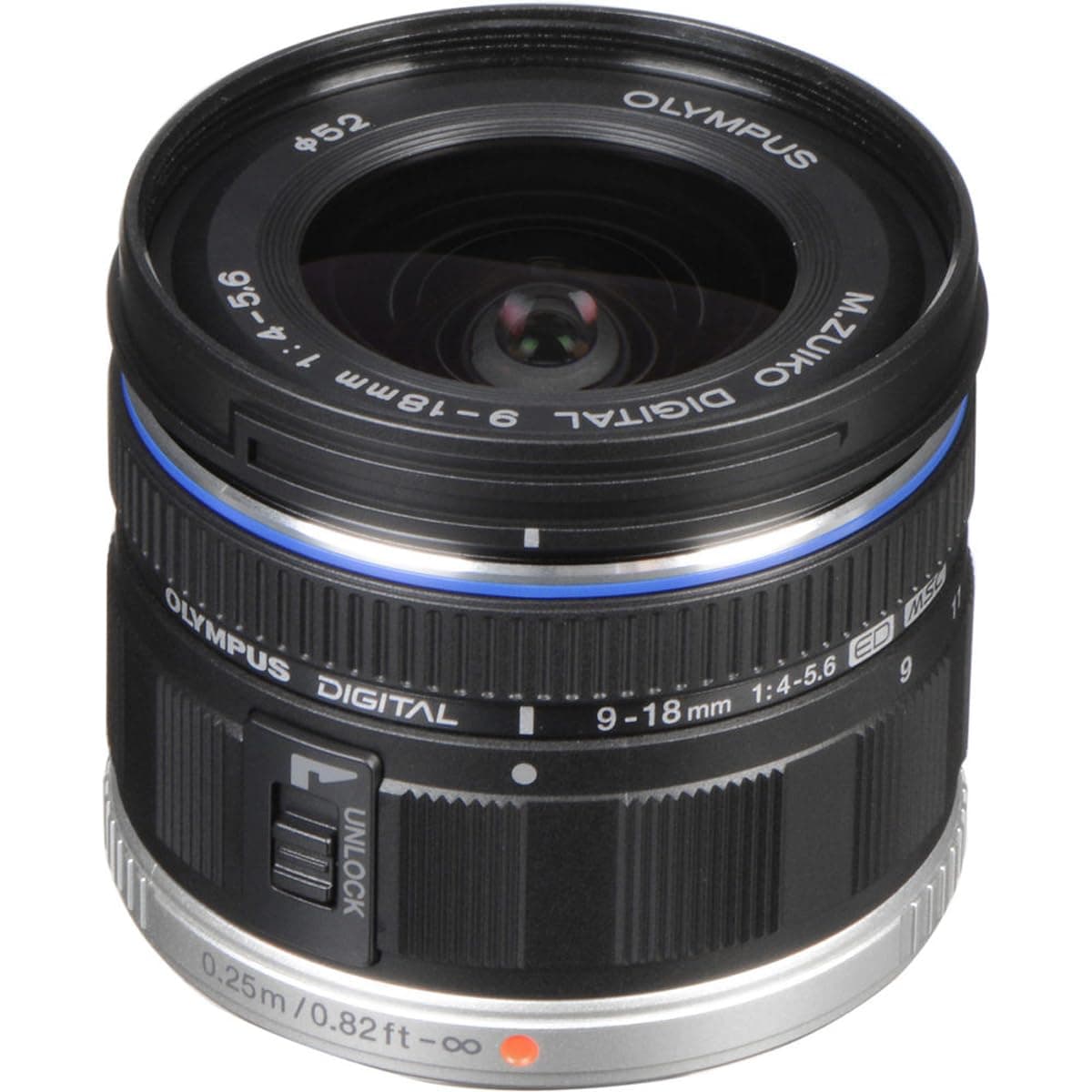 OM SYSTEM Olympus M.Zuiko Digital ED 9-18mm F4.0-5.6 Lens, for Micro Four Thirds Cameras
