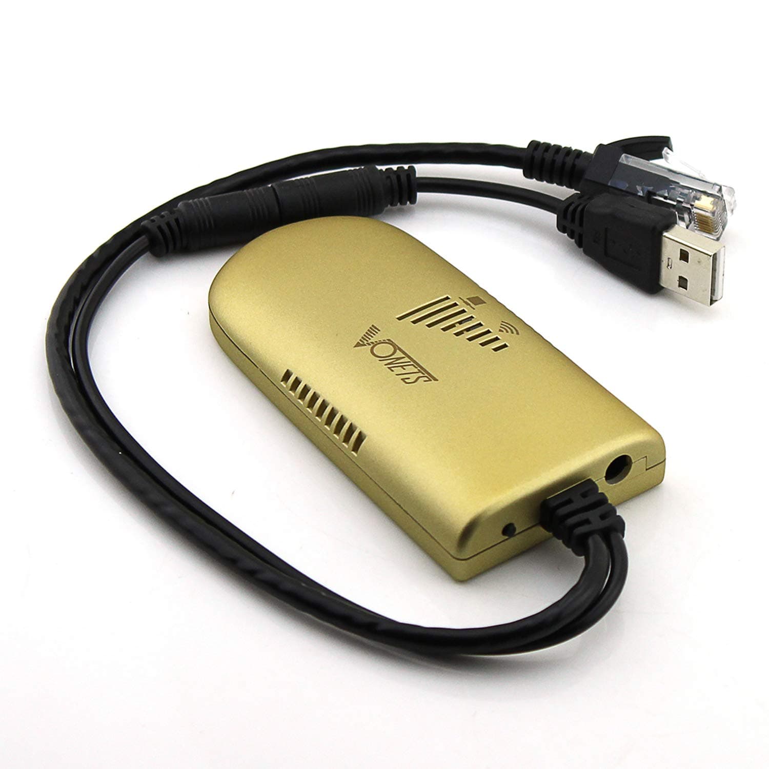 Vonets Industrial High Power 2.4GHz Mini WiFi Bridge Wireless Repeater Ethernet WiFi Adapter Portable WiFi Hotspot Extender Signal Booster Amplifier 1 RJ45 (100Mbps) DC/USB Powered VAP11G-500