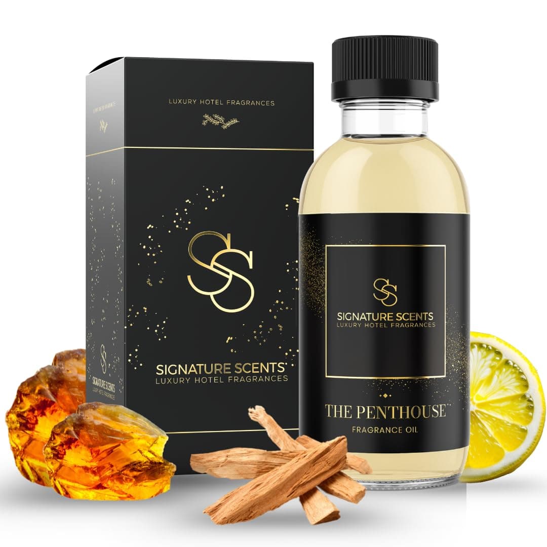 Signature Scents - Luxury Hotel Collection - Hotel Fragrance Oil - Diffuser Oil Blends for Aromatherapy (The Penthouse) 4.05 Fl Oz (120ml)