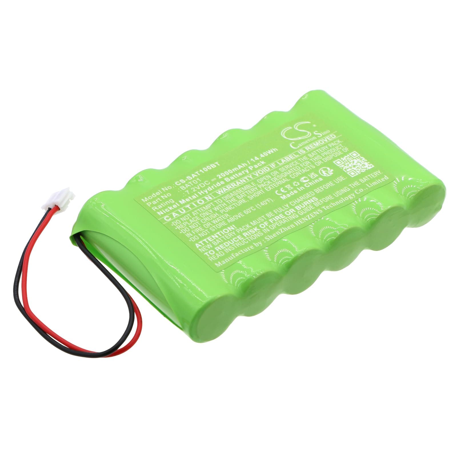Cameron Sino Battery for Scantronic i-on Compact PN:Scantronic BAT01 2000mAh / 14.40Wh