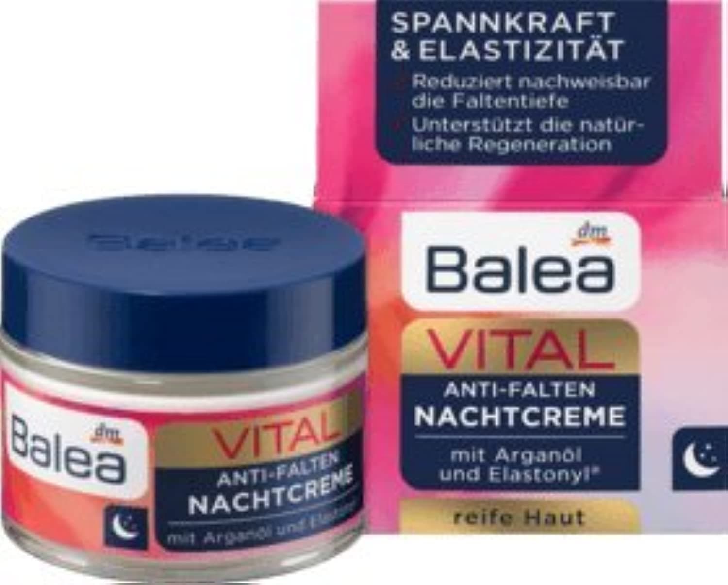 Balea Anti-Wrinkle Night Cream - 50ml, German Product